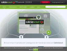 Tablet Screenshot of calcioscout.com